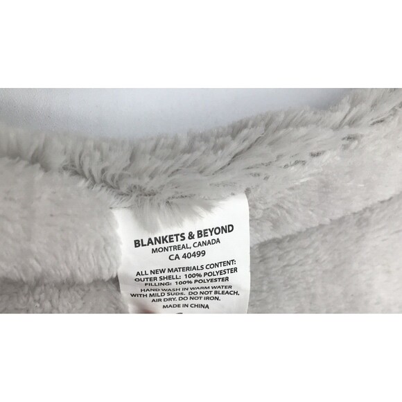 Blankets and Beyond White Puppy Security‎ Blanket Lovey Plush Baby Blankie - Picture 6 of 7